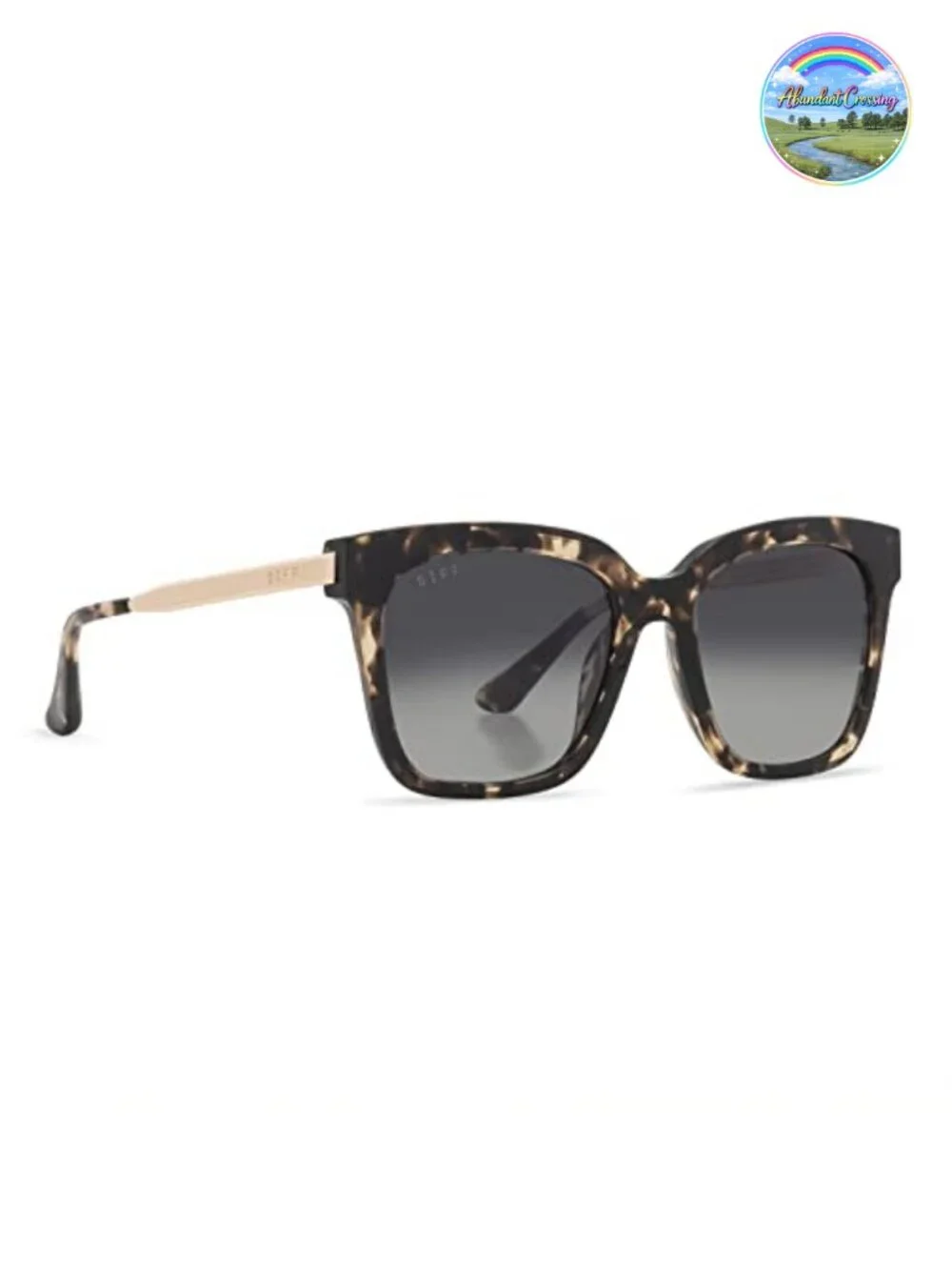 Oversized Square Polarized Sunglasses for Women Scratch Resistant Acetate